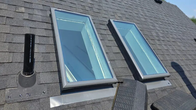 Roof skylight installation and repair service by Alba Tech Roofing